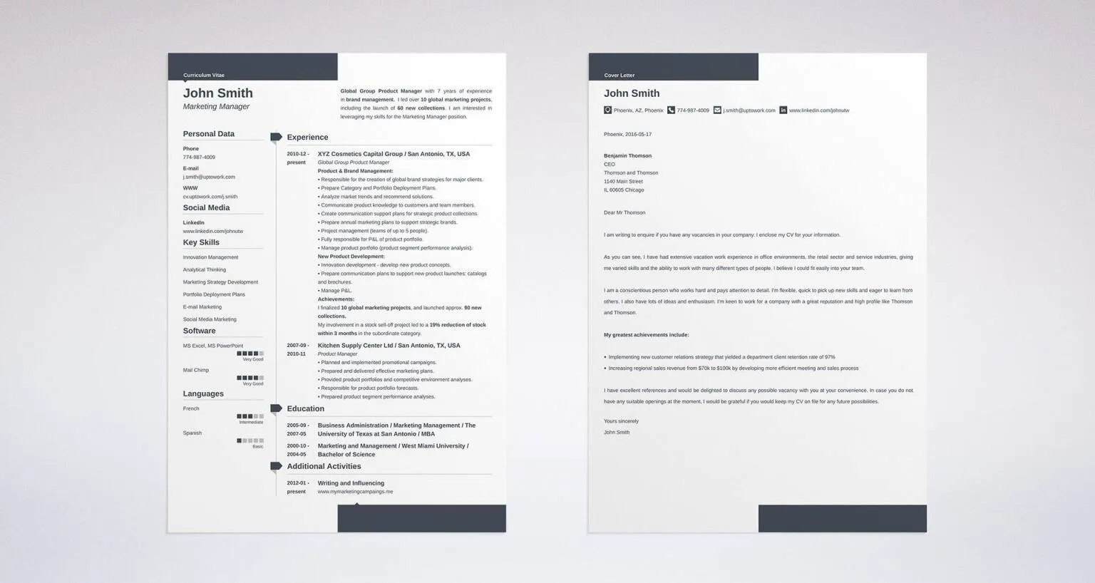 41919 cover letter formatting