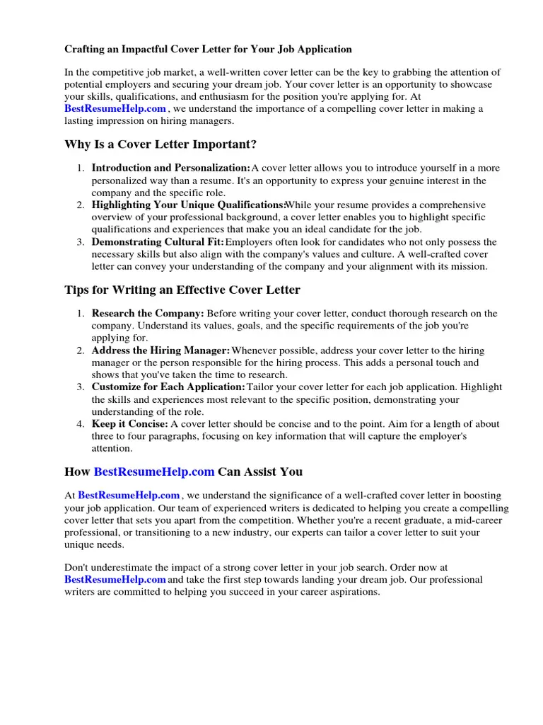 41925 cover letter writing