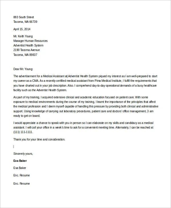 41941 cover letter tips