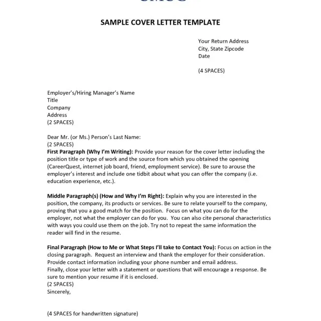 41943 cover letter header