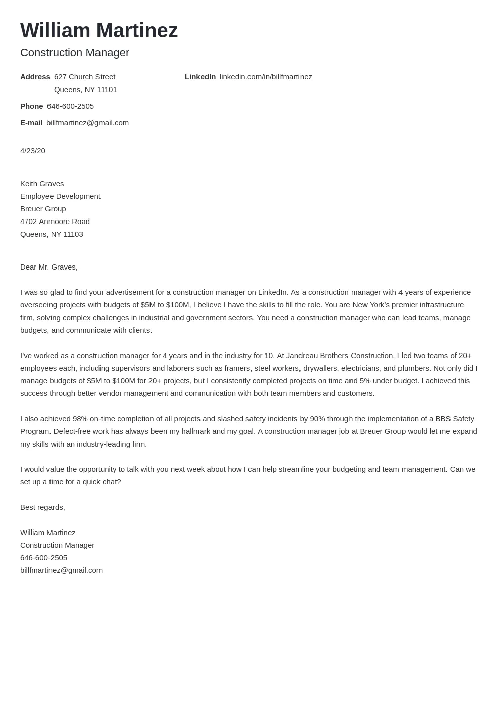 41947 entry level construction management cover letter image4