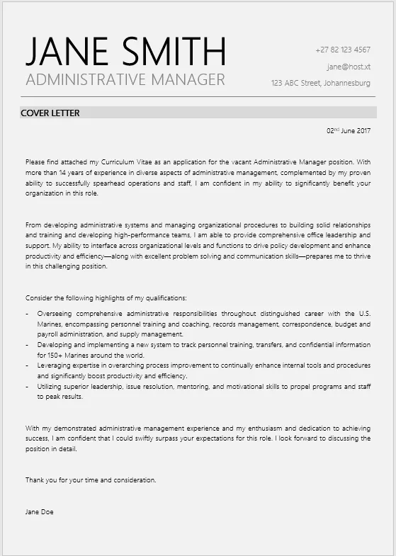 41949 admin job cover letter research company
