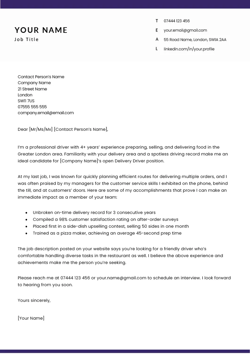 41953 cover letter closing