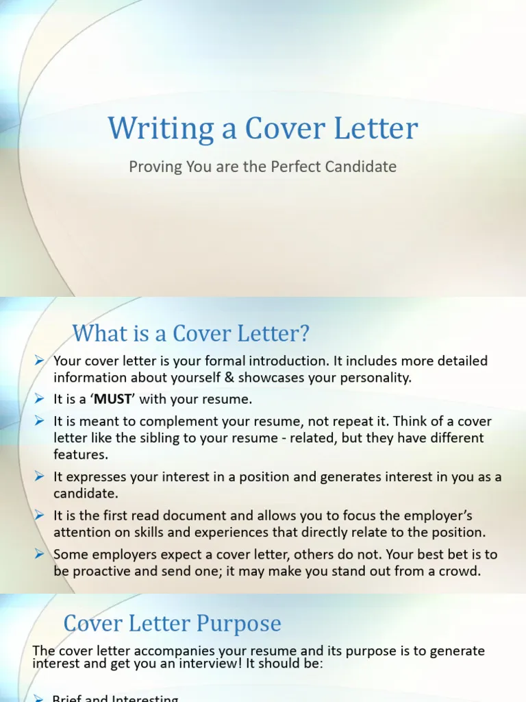 41953 cover letter formatting