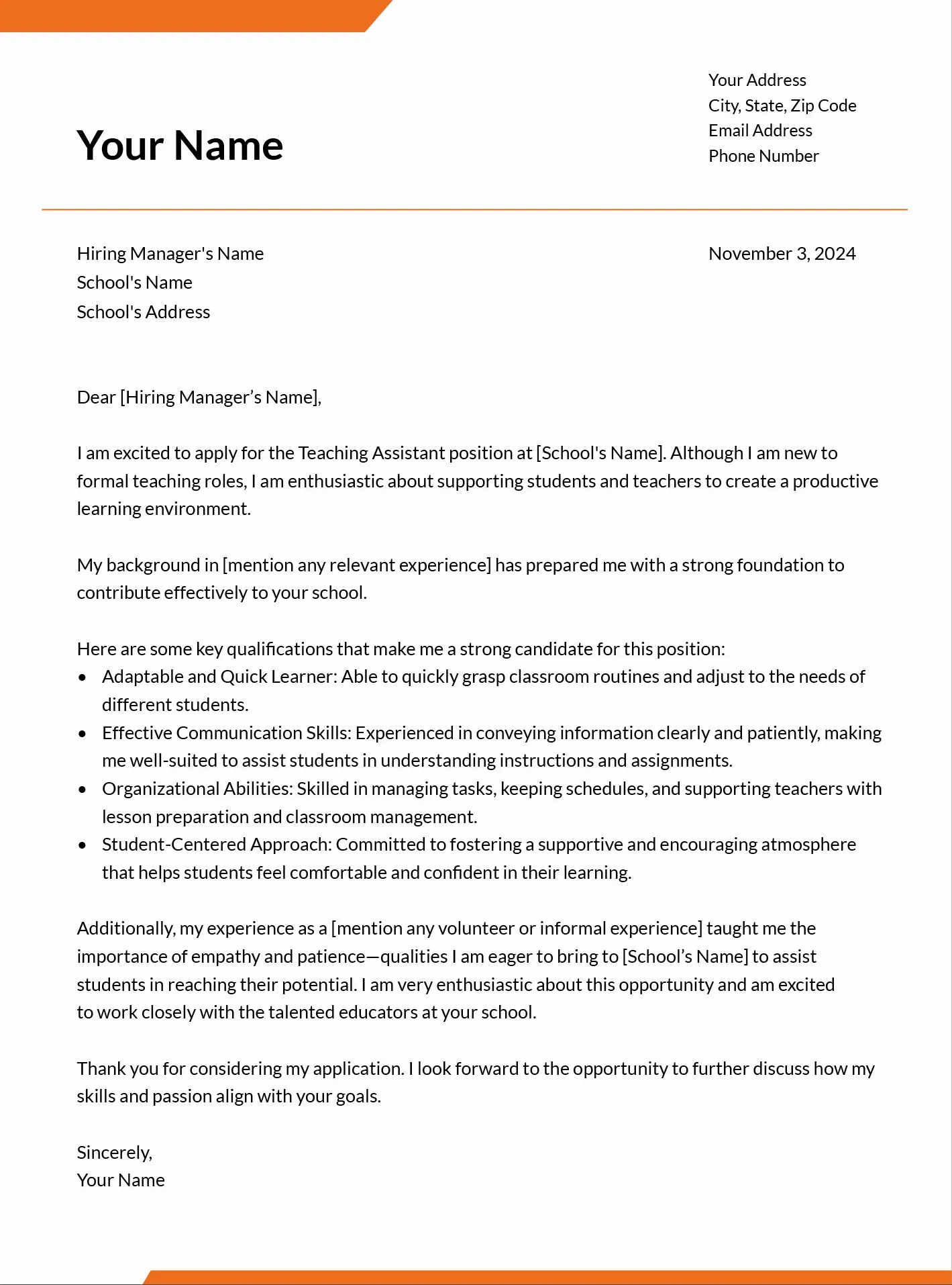 41963 cover letter proofreading